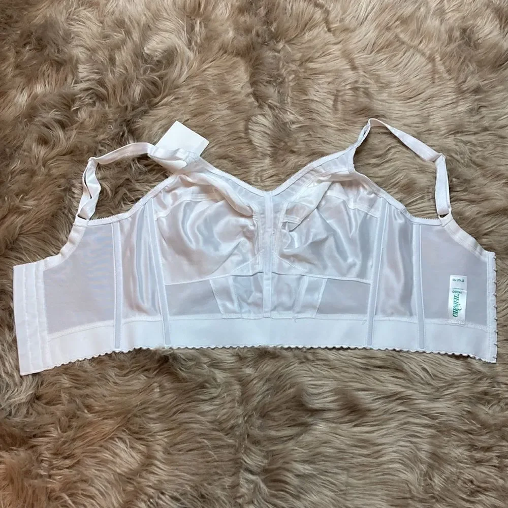 Carnival Full Figure 3/4 Longline Bra 710/720 Bustier Unlined V-neck